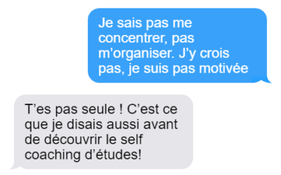 Self coaching d’études